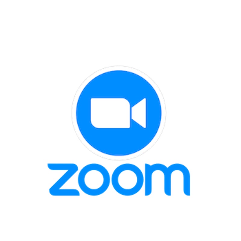 Auf dem Bild sieht man die das Zoom-Logo